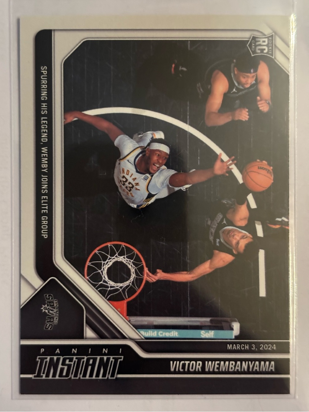 V. Wembanyama ROOKIE  NUMBERED 1 of 2850

HOTTEST ROOKIE IN THE NBA. See Pics